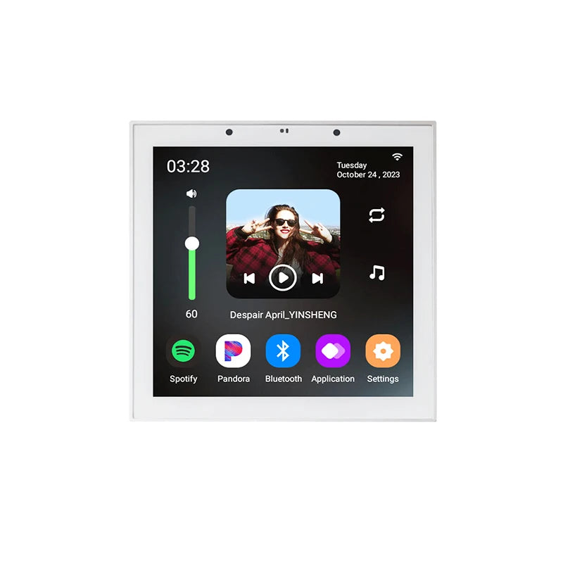 Smart Audio System TUYA Home Sound in Wall Amplifier Android 11 system WiFi Bluetooths Amp with Stereo Ceiling Speaker Kit Hotel
