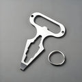 Self Defense Weapons Outdoor EDC Survival Tool Defence Personal Keychian Stinger Bottle Combination Opener Wrench for Men Women