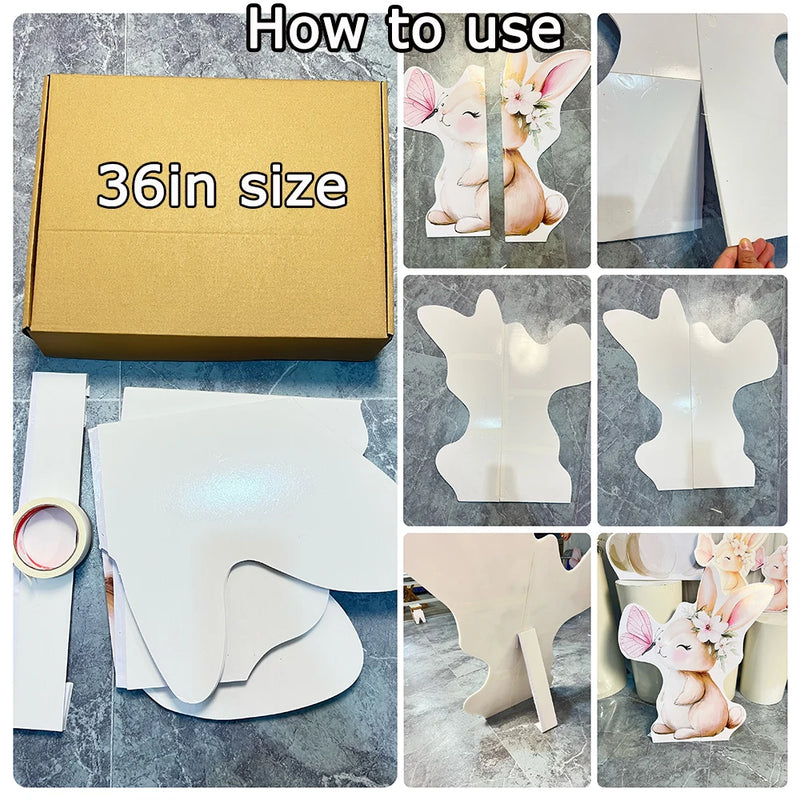 Cutouts Foam Board Kt Board Little Red Riding Hood Backdrop Photo Props Background Baby Shower Prop Birthday Party Decor