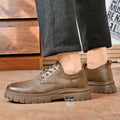 British Style Men's Dress Shoes 2026 April May Vintage Fashion Business Commute Casual Formal Leather Shoes for M
