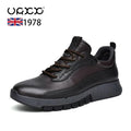 Men's Shoes Autumn New Soft Sole Lightweight Outdoor Casual Sports Shoes Genuine Leather Durable Mountaineering Shoes 운동화