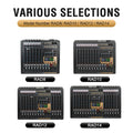 Gooermi RAD Series USB Audio Mixer Multi-Channel Mixing Console 99 DSP Effects 7-Band EQ 48V Phantom for Studio Live