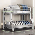 304 Stainless Steel Dish Storage Rack Kitchen Multifunctional Drain Countertop Accessories - View 7 | SAMAG