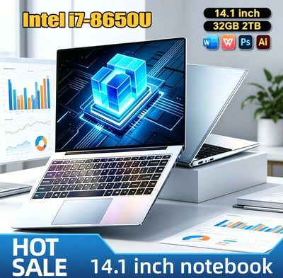 14.1 Inch Ultra Slim Laptop Intel Core i7 8650U 4C8T 1.9 | SAMAG