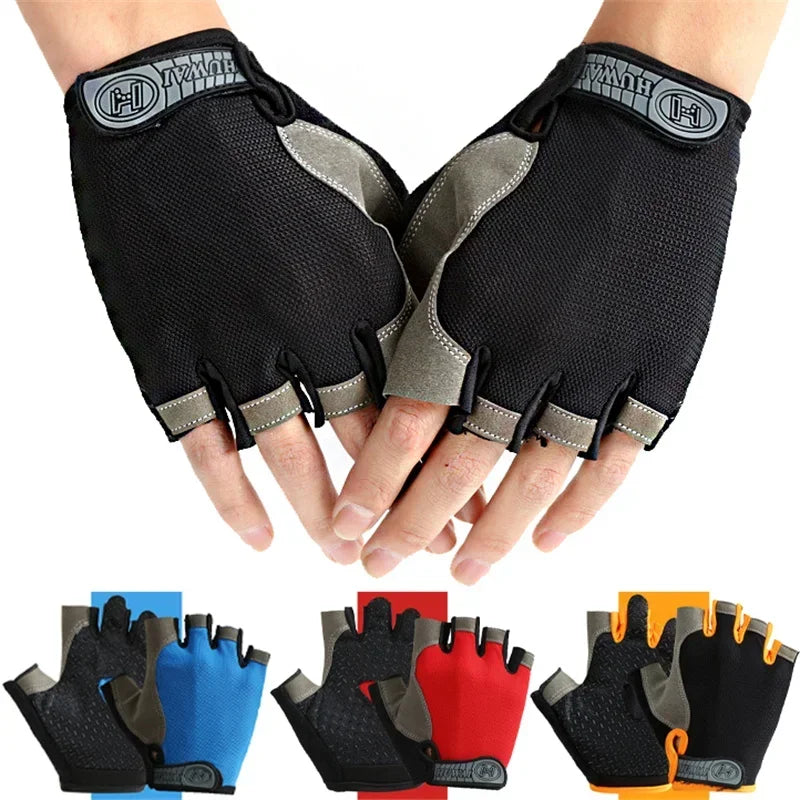 Half Finger Cycling Gloves Men Women Anti Slip Shock | SAMAG