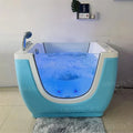 l Home Freestanding Hydrotherapy Baby SPA Bathtub Massage Thermostat Soaking Bathtub Acrylic Children's Bathtub