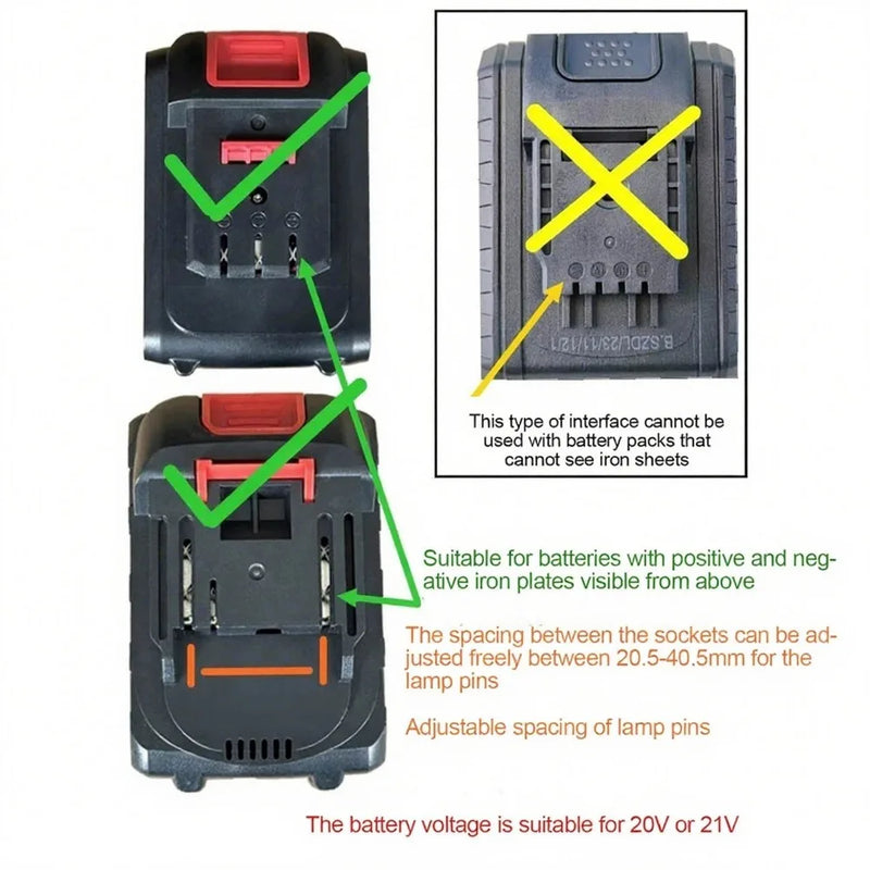 Lithium - Ion Battery Work Light Portable Long - Lasting - View 4 | SAMAG