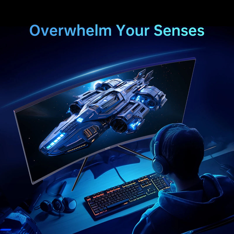 KTC 32 inch 240Hz Curved Gaming Monitor 1500R 1080P 125% - Visuel 2 | SAMAG