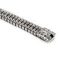 16mm Combining Fashion And Retro Elements Biker Chain Bracelet - Stainless Steel 316L - KB123643-BDJX