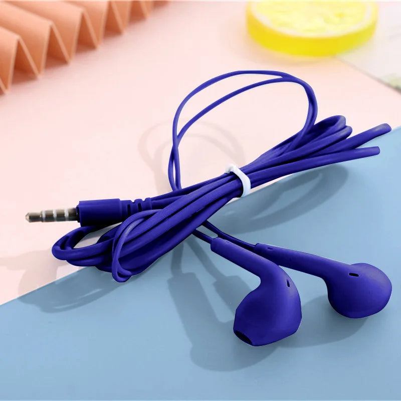 Multi-function 3.5MM Wired Earphones Headphones in Ear With Mic Sports Music Earduds Handfree Headsets For Xiaomi Samsung Huawei