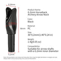 Archery Arrow Nocks for 6.2mm ID Shafts Sturdy Durable | SAMAG