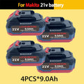 for Makita6.0Am 9.0Am 12.0Am 18V 12.0Ah Rechargeable Battery for Makita Cordless Drill & Power Tools
