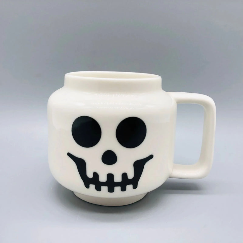 Cute Cartoon 250ML Mug Cups Ceramic Coffee Milk Tea Drinkware Impish Expression Pattern for Couple Friend Christmas gifts Travel