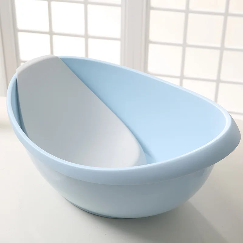 TWO DADS Infant PP Thickened Egg-shaped Bathtub Bath Bucket Baby Shower Waterpot Newborn Toiletries New Born Baby Items Bath Tub