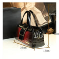 Mother Bag New Fashion Women Handbag Shoulder Messenger Middle-aged Leather Female Bag Crocodile Pattern Portable Boston Bags