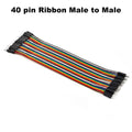 40-120Pcs 10cm 20cm 30cm Dupont Cable Line Jumper Wire Kit Male Female 24AWG Copper Long Ribbon Connector Set for DIY Breadboard