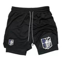 2025 New Sports Shorts 2 in 1, Male, Breathable and Informal Sportswear, Double Layer, Running, M-3XL Basketball Shorts RL0611