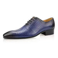 Men's lace up formal shoes, casual retro comfortable faux leather striped embossed handmade business dress shoes