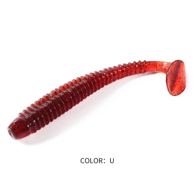 2023 Supercontinent Impact Ring Shad Fishing Lure Soft 20pcs 10pcs 6pcs Plastics Baits Swimbait Jigging Lure Artificial Baits