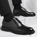 Lace Up Derby Men Shoes with Round Toe Low Heel Comfortable Breathable Non Slip Business Daily Office Formal Men Shoes