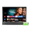Portable Smart TV 20 Inch FHD HD Android LED TV with Battery 12V DC for Car Truck Outdoor Travel Camping TV Pro