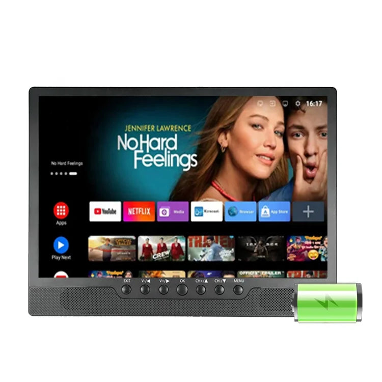 Portable Smart TV 20 Inch FHD HD Android LED TV with Battery 12V DC for Car Truck Outdoor Travel Camping TV Pro