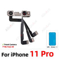 100% Test Top Small Proximity Ambient Light Sensor Front Camera Flex Cable For iPhone 11 Pro X Xr Xs Max 6 6s 7 8 Plus SE 2020