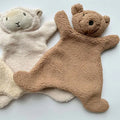 Baby Soothing Doll for Newborn Accessories Photography Props Cute Bear Lamb Baby Sleeping Doll Baby Care Soft Plush Dolls
