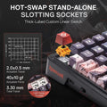 Redragon Wireless Gasket Gaming Keyboard w/Hype Screen & Knob, 95 Keys Mechanical Keyboard, Easy