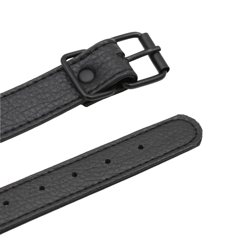 Bondage Cuff Bracelet leather with Buckles Gothic Punk Style Adjustable Wristband for Men Women Cosplay Performance Props Party