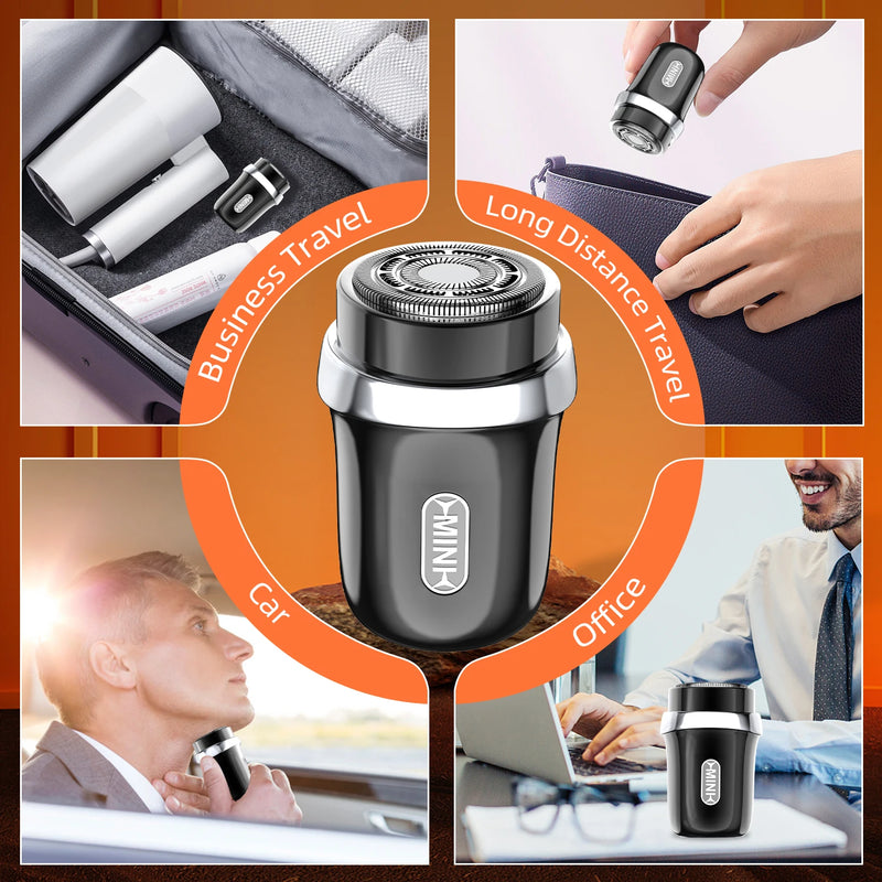 Mini Electric Sensor Shaver Portable Powerful Storm Razor For Unisex, Portable, IPX7 Washable, Electric Razor For Vehicle/Travel