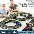 Electric Rail Car 1:43 Double Remote Control Racing Track Toy Automatic Racing Electric Track Children Christmas Gift