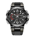 LIGE Electronic Men's Wristwatch Luxury LED Display Luminous Sports Man Watch Waterproof Military Quartz Alarm Date Watches Male