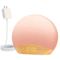 Awakening Wake Up Sunrise Alarm Clock Table Clock Dimmable with 3 Ring 8 Nightlight 26 Sound Sleep Timer Night Light