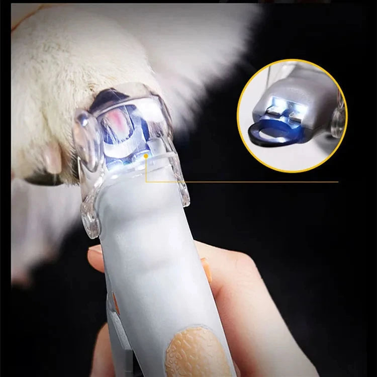 Led Light Pet Nail Clippers For Cats Dogs Safety Claw Trimmer Sharp Blades Pet Grooming Scissors Tool For Small Medium Large Pet