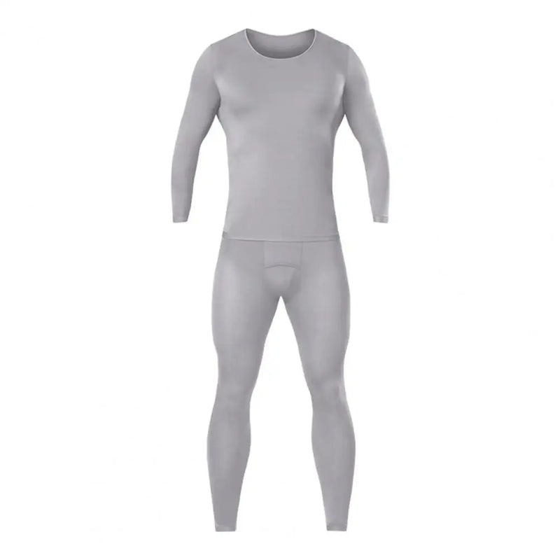 Thermal Underwear High Elasticity Elastic Thermal Undergarment Men’s Long Johns Thermal Underwear Set Lightweight Base Layer