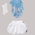 Girls K - pop Off Shoulder Crop Top Tutu Skirt Kids Hip Hop - View 9 | SAMAG