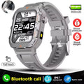 2026 New Military Smart Watch Men IP67 3ATM Outdoor Sports Fitness Tracker Blood Pressure Health Monitor BT Calls GPS Smartwatch
