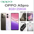 OPPO A5 Pro 6.67" 120Hz Display 8GB+256GB 50MP Cam 5800mAh Long Lasting Battery 5G EU/US Version Dual SIM Unlocked Smartphone