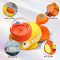 Dog, cat, pet feeder, little yellow duck, interactive puzzle dog feeding machine, puppy, missing food toy, anti-slip bottom