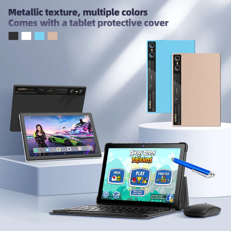 Tablet Computer 10.1 inches Android 15 (RAM12GB+ROM512GB) HD Dual Card Tablet Computer Learning Office Entertainment For Xiaomi