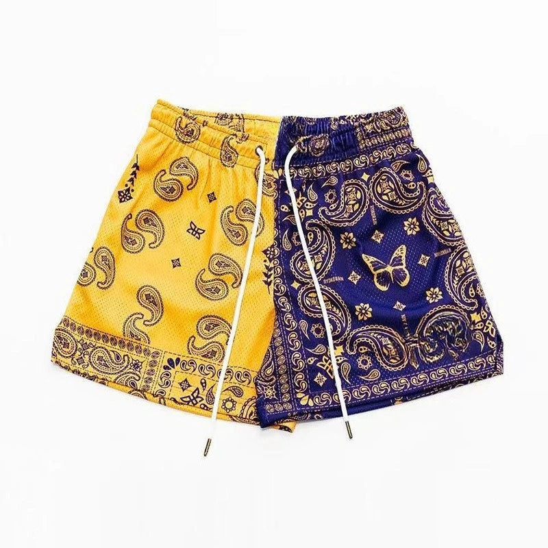 Unisex Quick Dry Casual Shorts Summer Trend Fashion Gym Fitness Basketball Sweatpants Loose Comfortable Daily Wear