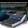 High Performance 12 Channel Digital Audio Mixer Bluetooth Sound Controller Professional DJ Console for Stage Studio Live