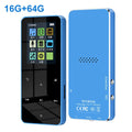 New 1.8 Inch Metal Touch MP3 MP4 Music Player Bluetooth-compatible 5.0 Fm Radio Video Play 8/32/64GB E-book Hifi Player Walkman