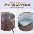 9 Temp 5 Timer PU Leather Hair Steamer Cap Waterproof Thermal Heat Cap for Home Hair Care Styling Tools Hair Care Spa Hat
