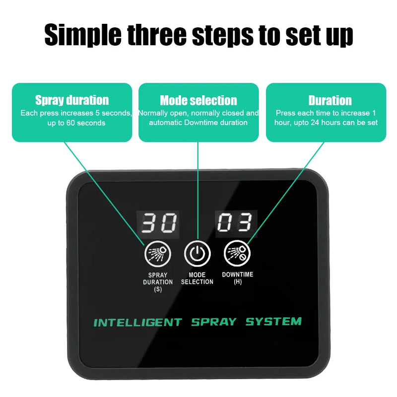 Garden Plant Sprayer Touch Screen Automatic Watering System Spray Irrigation System Kit