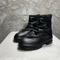 Men's High Top Shoes Platform Zip Leather Luxury Sneakers High Street Autumn Black Designer Boots