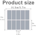 50pcs Scratch Off Sticker Rectangle Scratch Stickers Self Adhesive Peel Stick DIY Scratch Card Tag for Reward Game Raffle Ticket