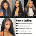 42inch 13x4 13x6 Deep Curly Lace Frontal Wig 250% Density Human Hair Pre Plucked Brazilian Human Hair Wigs For Women