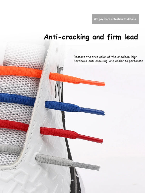 Oval Shoe Laces 24 Color Half Round Athletic Shoelaces for Sport/Running Shoes Shoelace 100/120/140/160/180cm Shoe Strings 1Pair